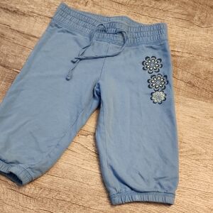 Old Navy Kids Blue Joggers with Floral Design